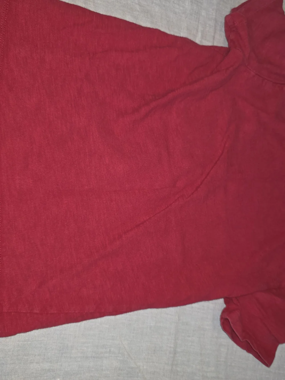 GAP Red Short Sleeve Tee with Sequin Microphone Graphic
